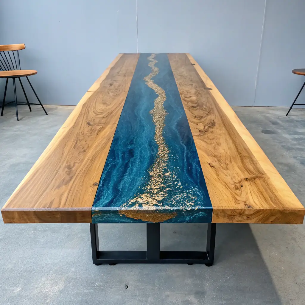 Luminous Epoxy Conference Table